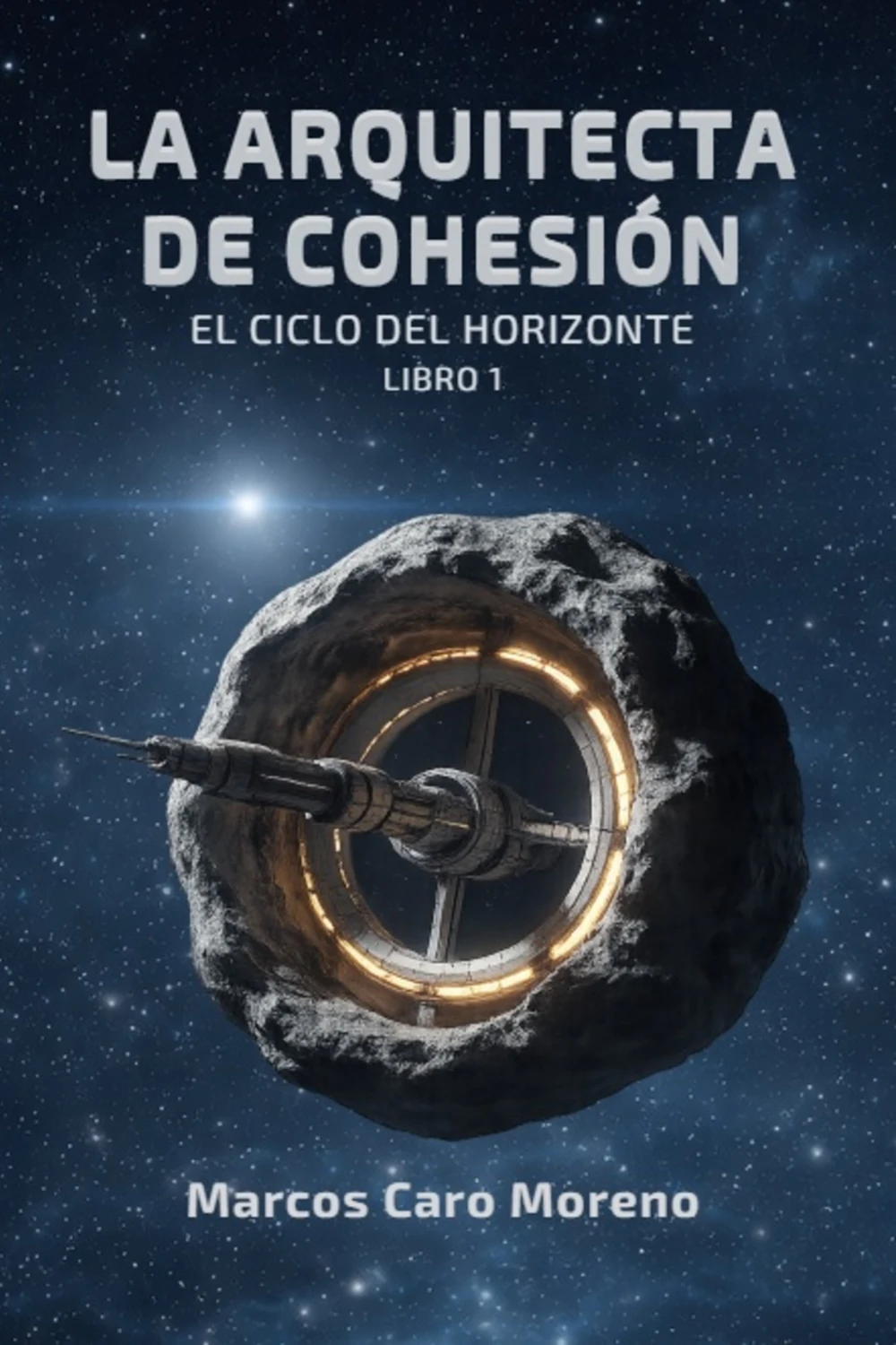 Portada de La arquitecta de cohesión, de Marcos Caro Moreno